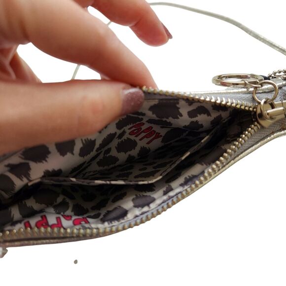 Coach Poppy Pop Disco Crossbody Bag Silver Sequins NWT - Picture 7 of 15